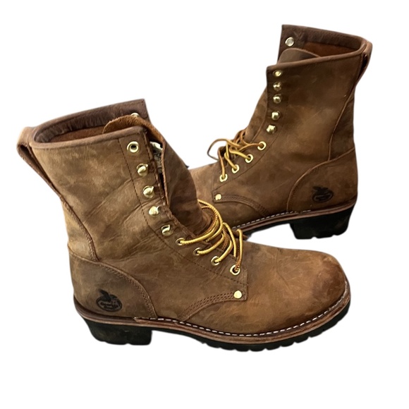 GEORGIA BOOT MEN'S SOFT TOES OIL RESISTANT WORK BOOTS, Size 10M - Picture 4 of 13